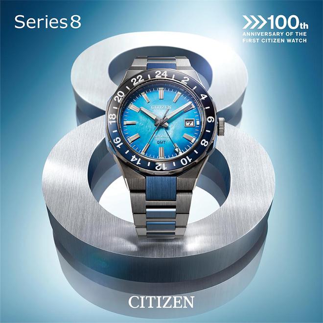 Series 8 880纪念版机械表上市k8凯发国际优雅蓝灰“芯”动百年 西铁城
